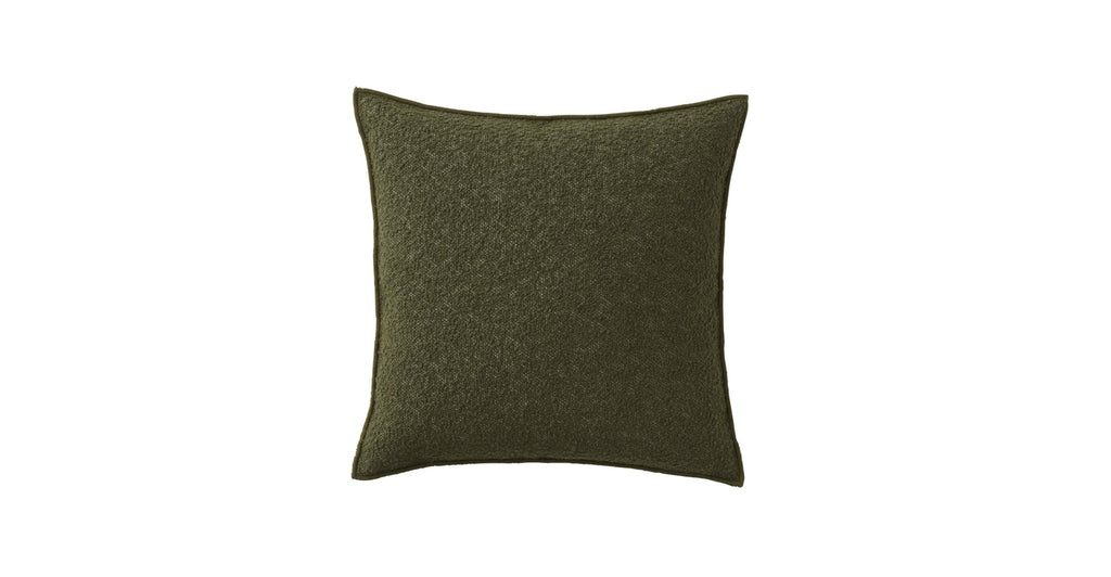 ALBERTO BOUCLE 50CM CUSHION - OLIVE - THE LOOM COLLECTION