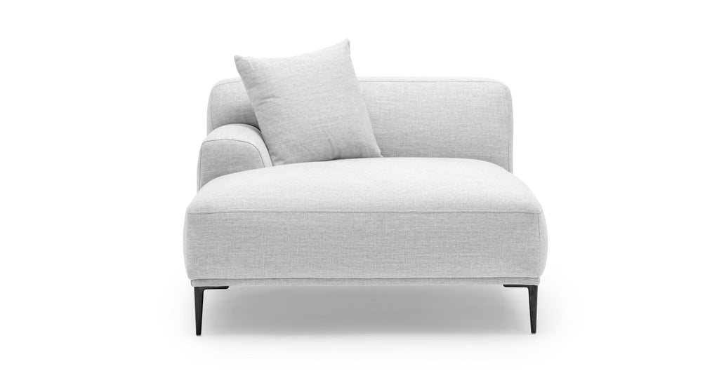 AMELIA SILVER LEFT CHAISE - THE LOOM COLLECTION