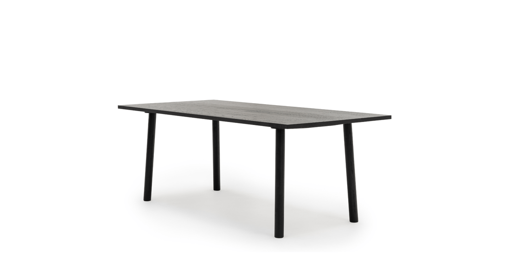 COCO DINING TABLE - BLACK OAK.