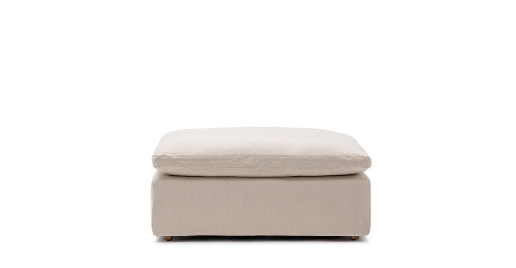 FEATHER CLOUD OTTOMAN - NATURAL - THE LOOM COLLECTION