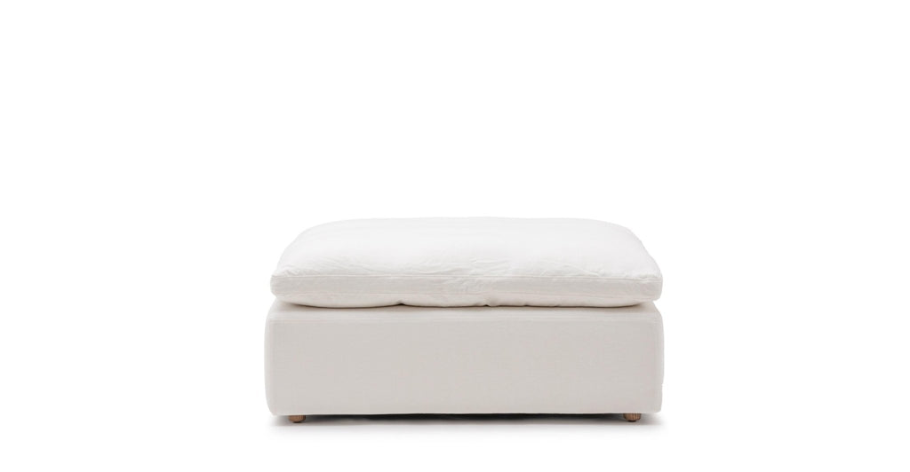 FEATHER CLOUD OTTOMAN - OFF WHITE - THE LOOM COLLECTION