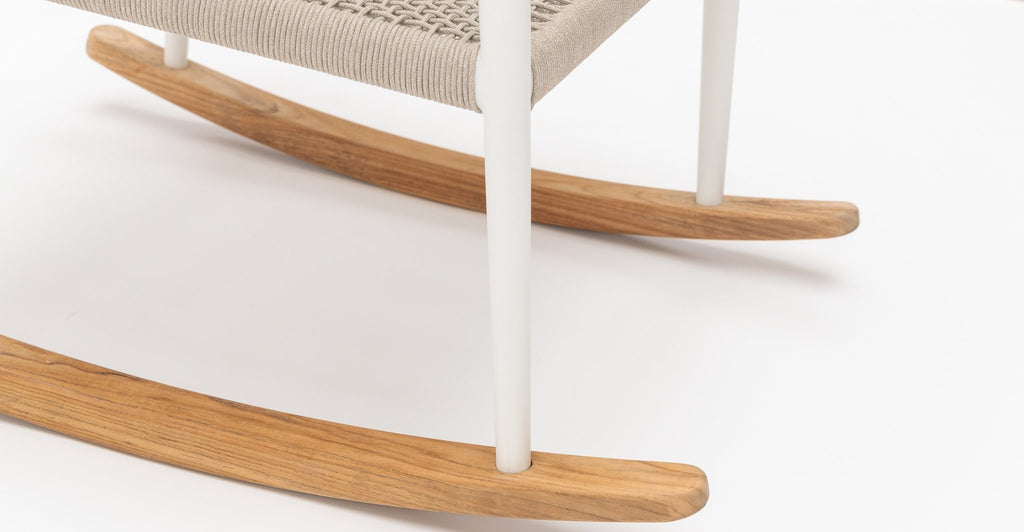 CALYPSO ROCKING LOUNGE CHAIR - ALABASTER - THE LOOM COLLECTION