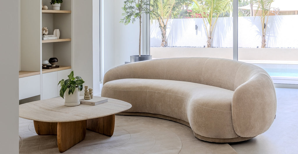 CASHEW 240 SOFA - LATTE - THE LOOM COLLECTION