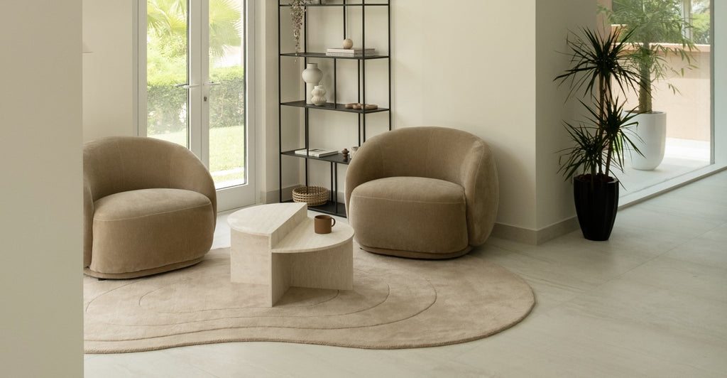 Cashew Armchair - Latte - THE LOOM COLLECTION