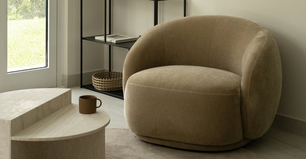 Cashew Armchair - Latte - THE LOOM COLLECTION