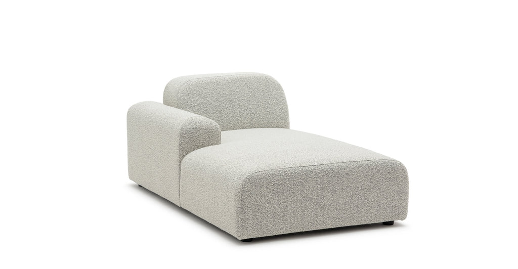 ELLERY LEFT CHAISE MODULE - SALT & PEPPER - THE LOOM COLLECTION