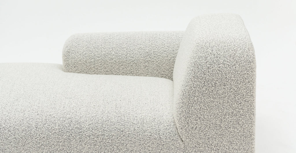 ELLERY LEFT CHAISE MODULE - SALT & PEPPER - THE LOOM COLLECTION