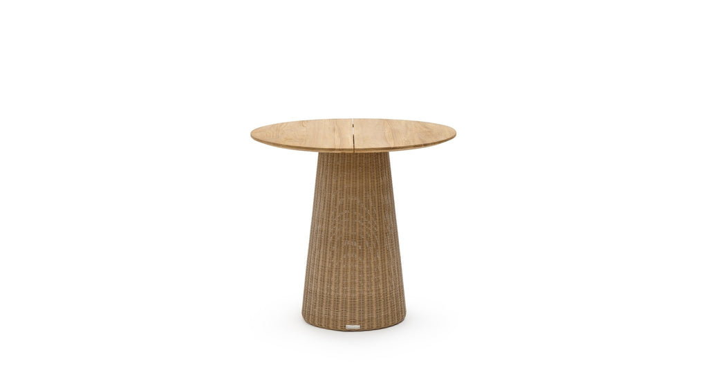 GIRONA BISTRO TABLE - HONEY & NATURAL - THE LOOM COLLECTION