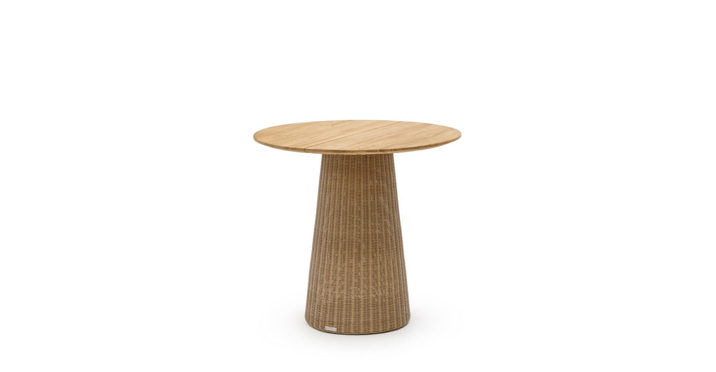 GIRONA BISTRO TABLE - HONEY & NATURAL - THE LOOM COLLECTION