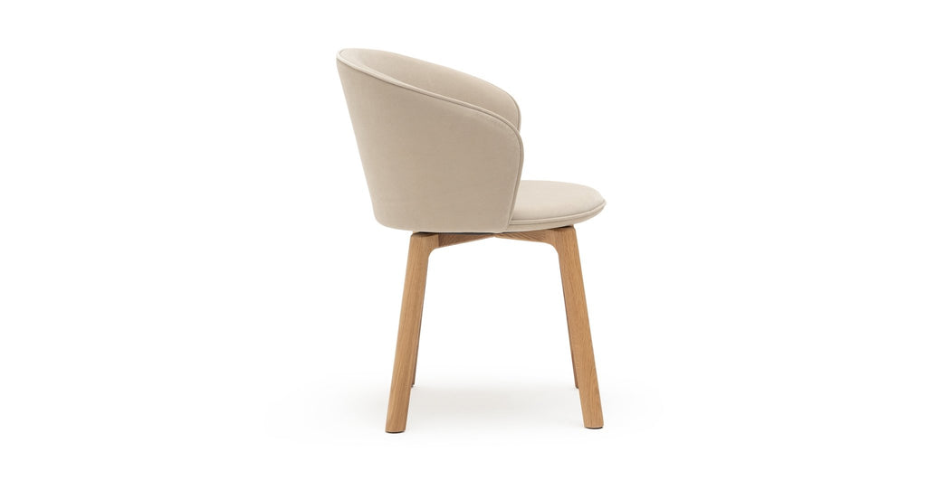 Glide Chair - Light Oak & Ecru - THE LOOM COLLECTION