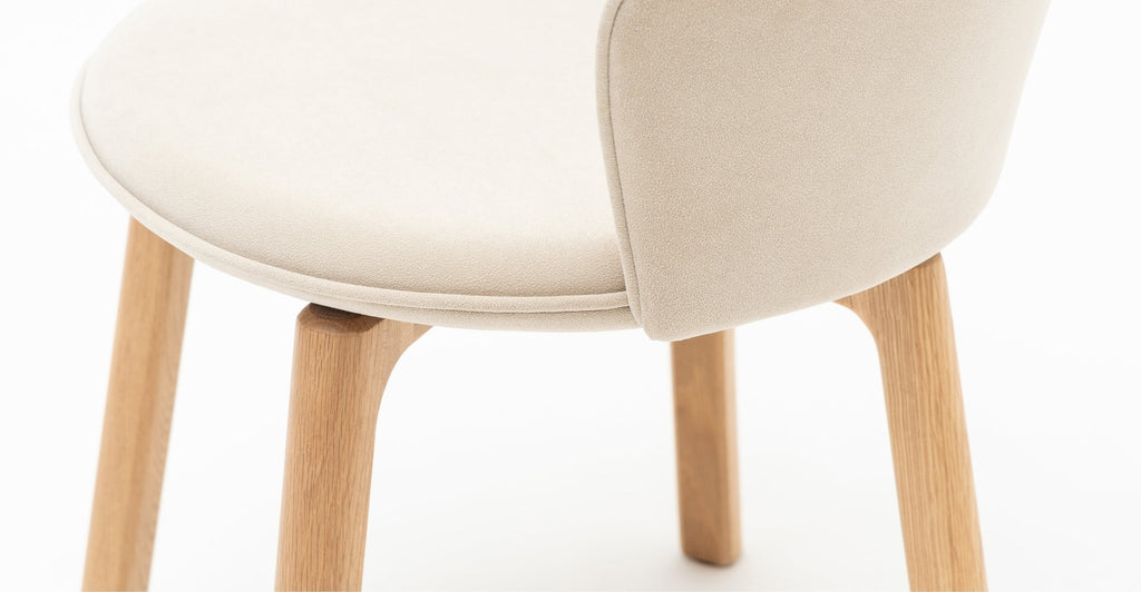 Glide Chair - Light Oak & Ecru - THE LOOM COLLECTION