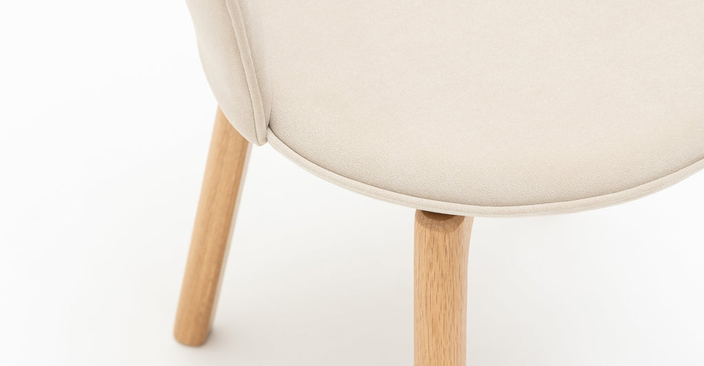 Glide Chair - Light Oak & Ecru - THE LOOM COLLECTION