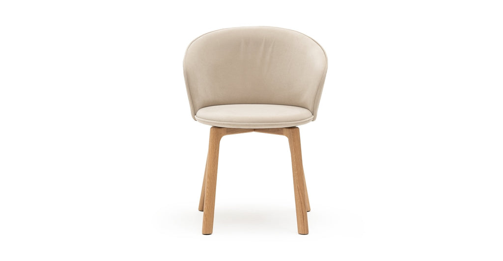 Glide Chair - Light Oak & Ecru - THE LOOM COLLECTION