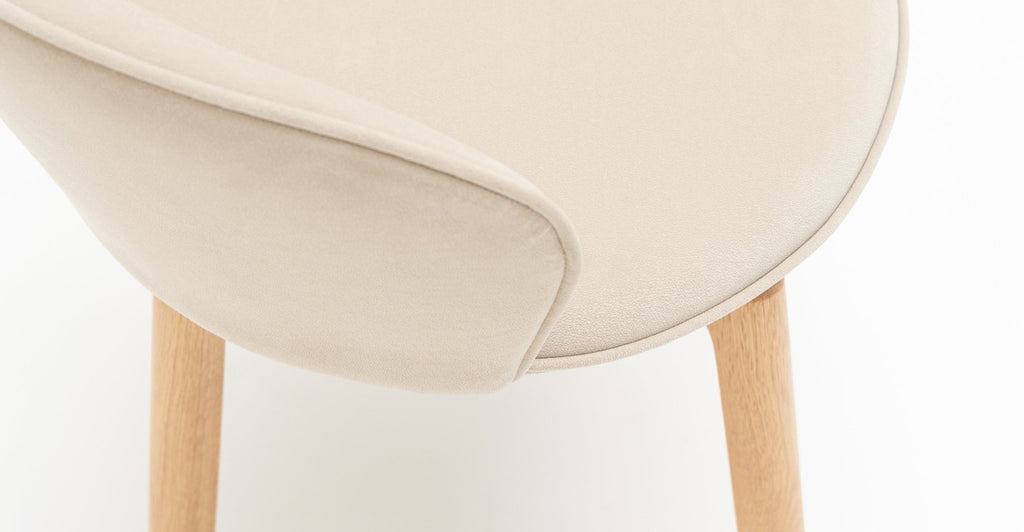 Glide Chair - Light Oak & Ecru - THE LOOM COLLECTION