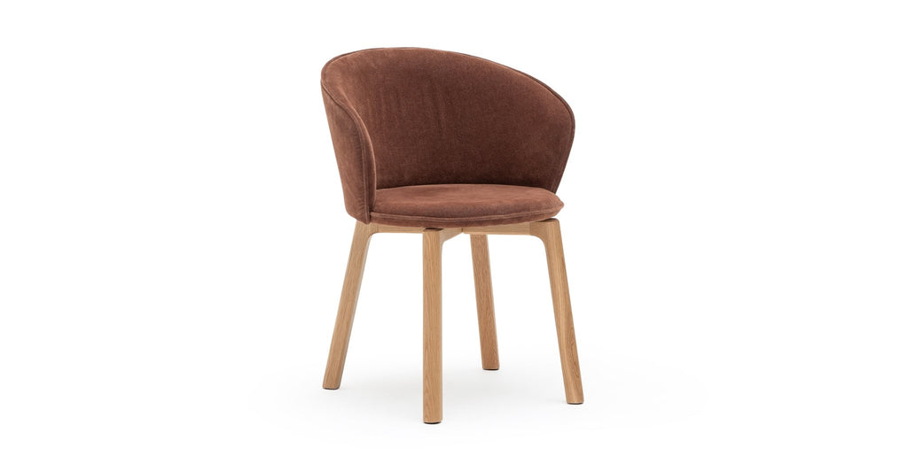 Glide Chair - Light Oak & Russet - THE LOOM COLLECTION