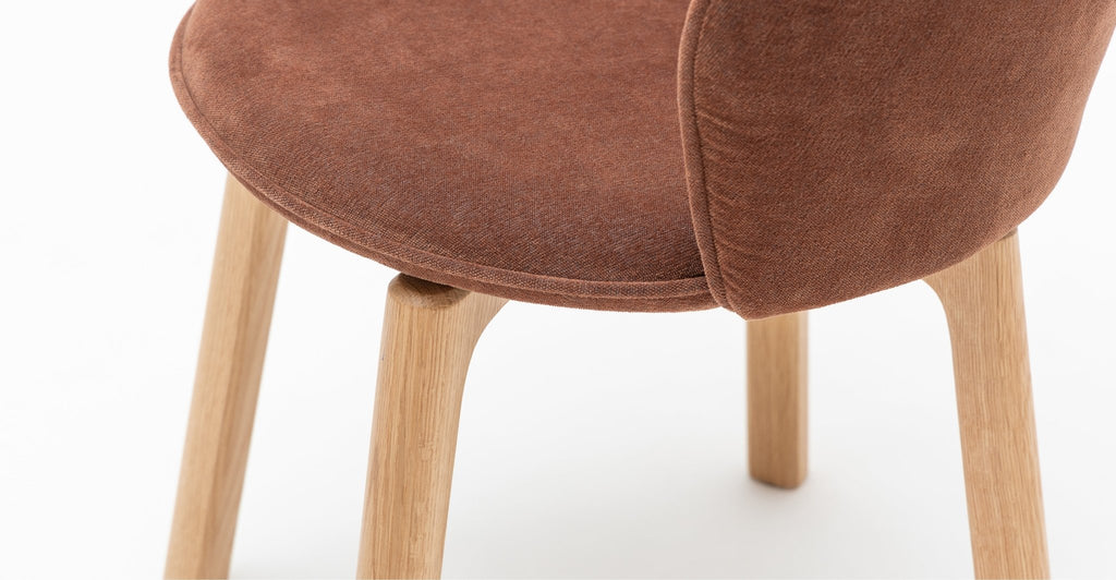 Glide Chair - Light Oak & Russet - THE LOOM COLLECTION