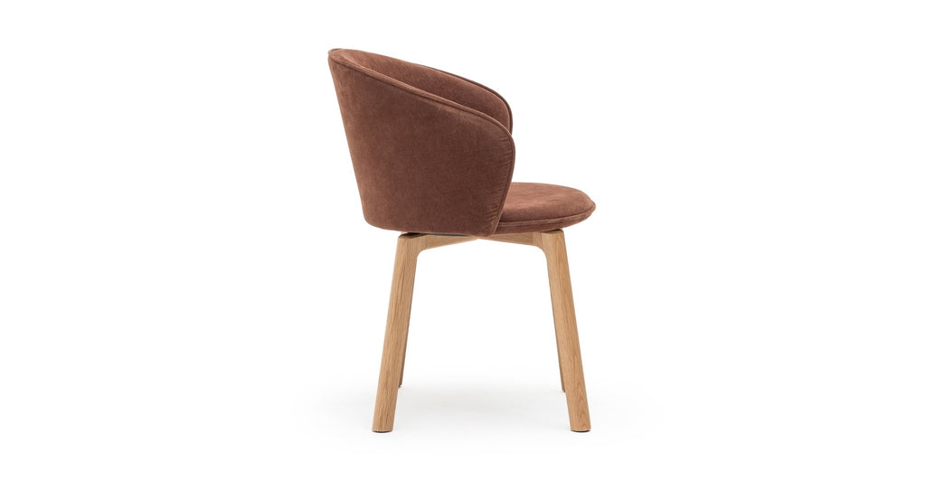 Glide Chair - Light Oak & Russet - THE LOOM COLLECTION