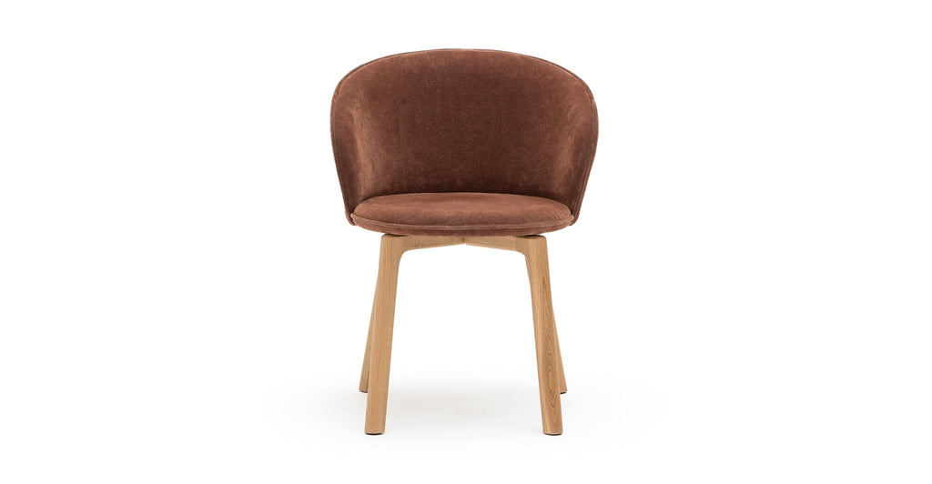 Glide Chair - Light Oak & Russet - THE LOOM COLLECTION