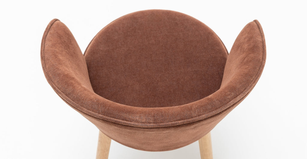 Glide Chair - Light Oak & Russet - THE LOOM COLLECTION