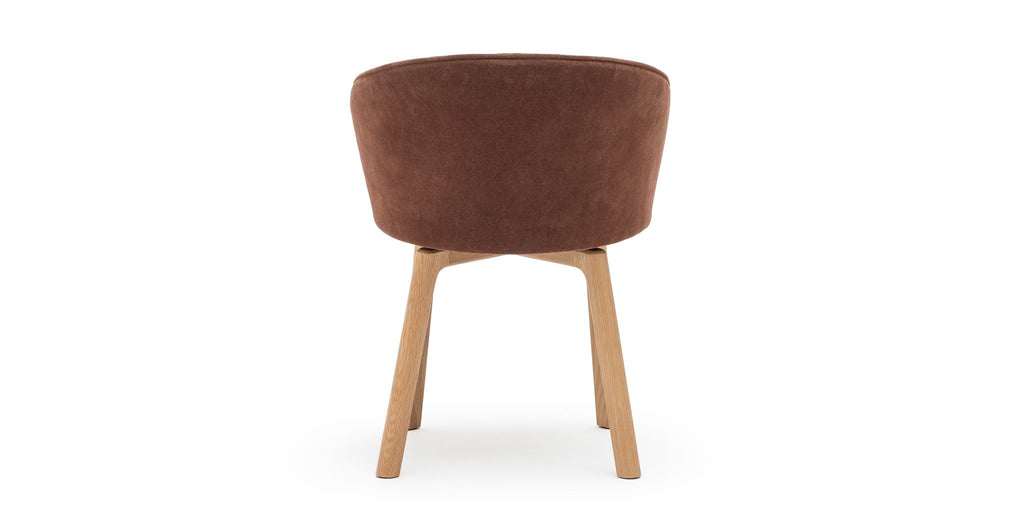 Glide Chair - Light Oak & Russet - THE LOOM COLLECTION