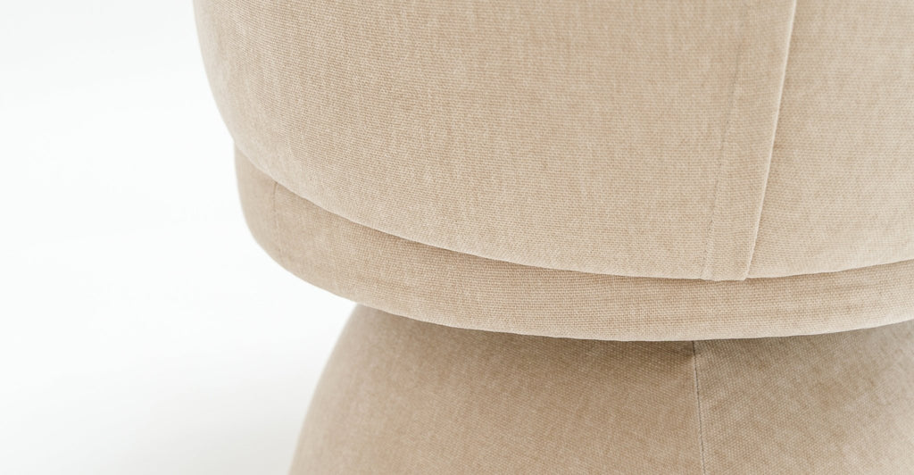 Gwen Swivel Chair - Latte - THE LOOM COLLECTION