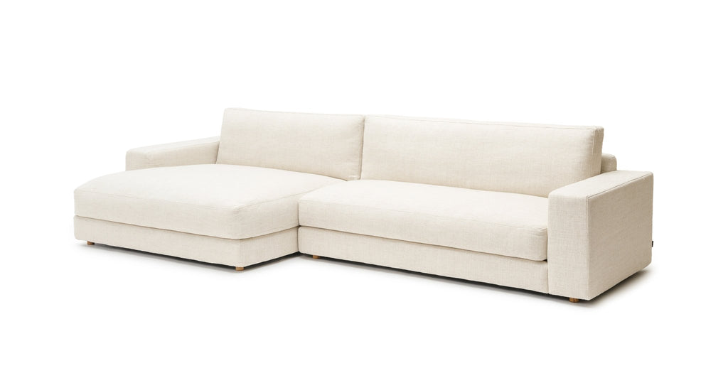 Hansen L Shaped Sofa - Oatmeal - THE LOOM COLLECTION