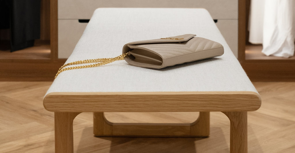 Hover Bench - Light Oak & Oatmeal - THE LOOM COLLECTION