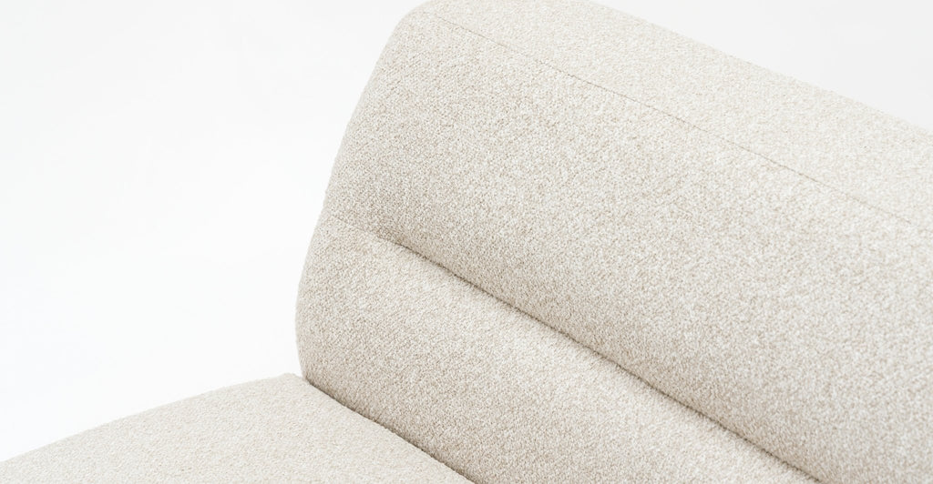 Karine 2 Seater Armless Module - Sandstone - THE LOOM COLLECTION