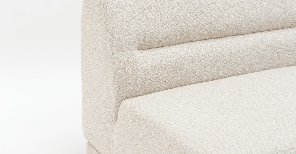 Karine 2 Seater Armless Module - Sandstone - THE LOOM COLLECTION