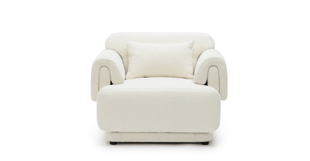 Karine Armchair - Ivory Boucle - THE LOOM COLLECTION