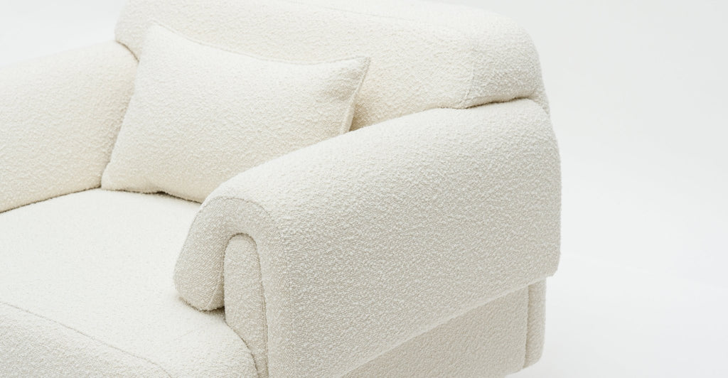 Karine Armchair - Ivory Boucle - THE LOOM COLLECTION