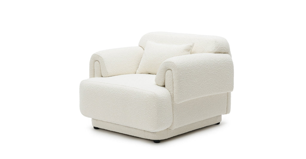 Karine Armchair - Ivory Boucle - THE LOOM COLLECTION