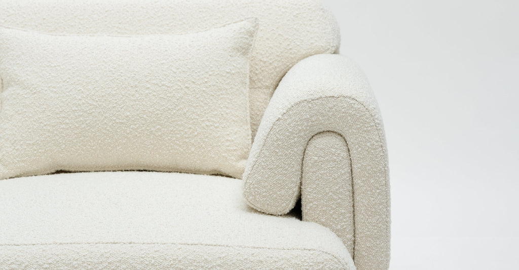 Karine Armchair - Ivory Boucle - THE LOOM COLLECTION