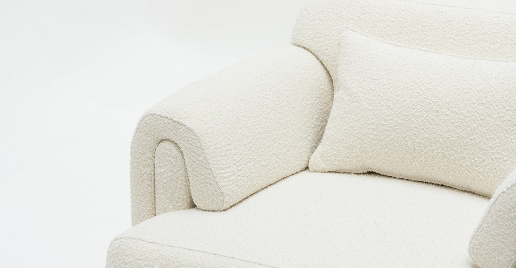 Karine Armchair - Ivory Boucle - THE LOOM COLLECTION