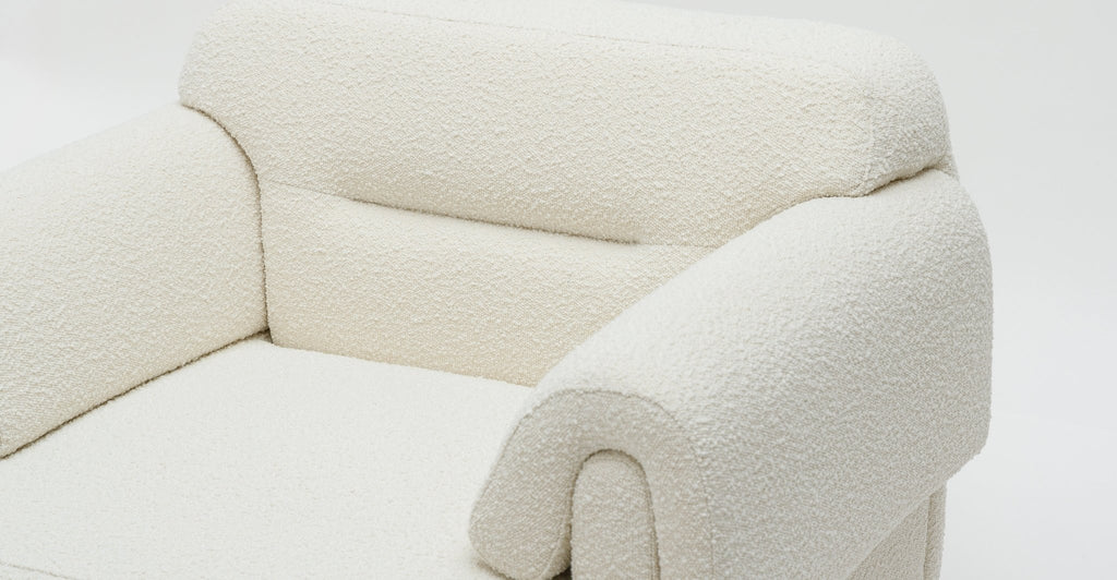 Karine Armchair - Ivory Boucle - THE LOOM COLLECTION