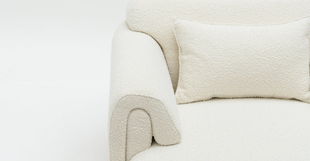 Karine Armchair - Ivory Boucle - THE LOOM COLLECTION