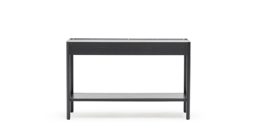 Nell Console - Black Oak & Nero Marquina - THE LOOM COLLECTION