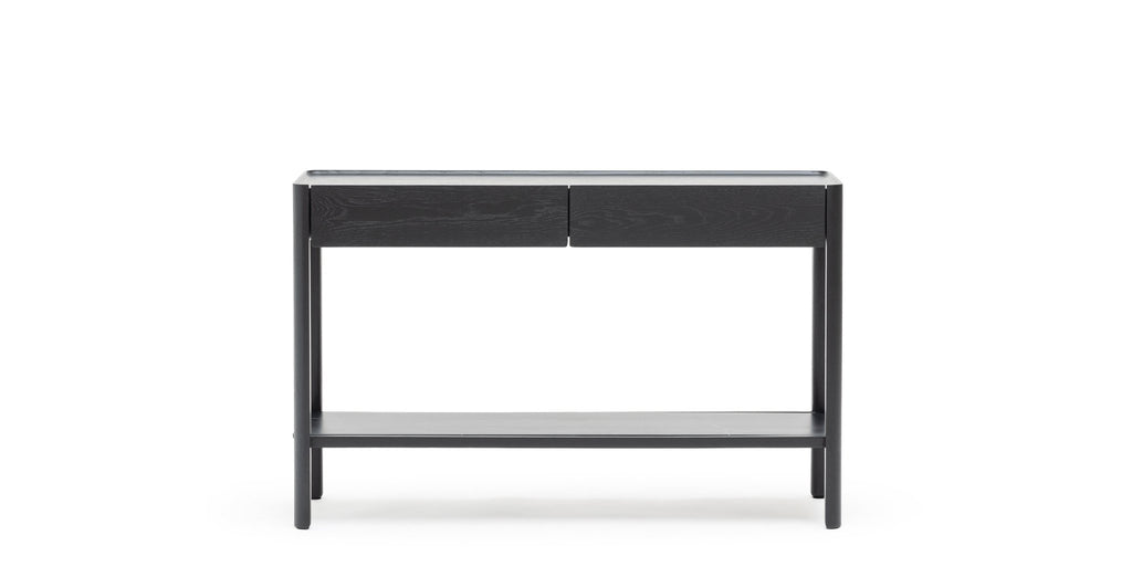 Nell Console - Black Oak & Nero Marquina - THE LOOM COLLECTION