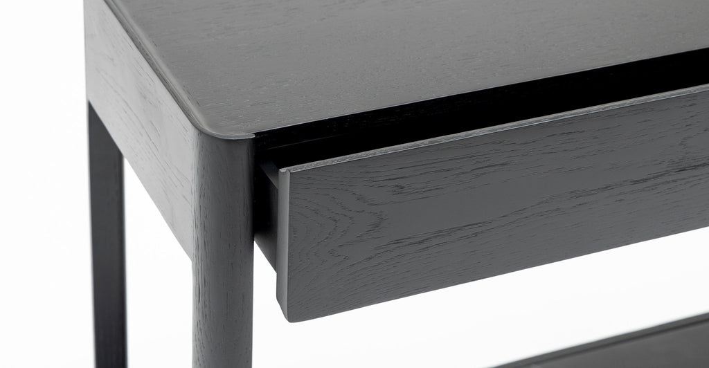 Nell Console - Black Oak & Nero Marquina - THE LOOM COLLECTION