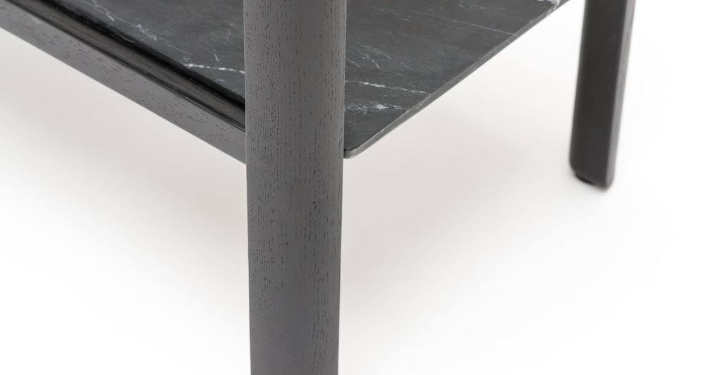 Nell Console - Black Oak & Nero Perlato - THE LOOM COLLECTION