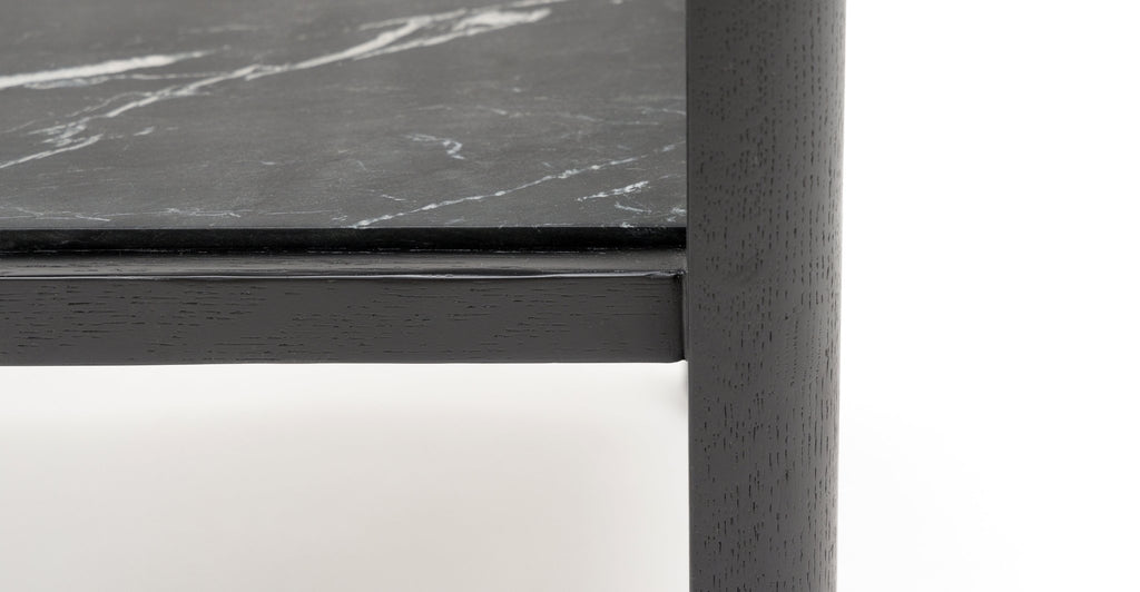 Nell Console - Black Oak & Nero Perlato - THE LOOM COLLECTION