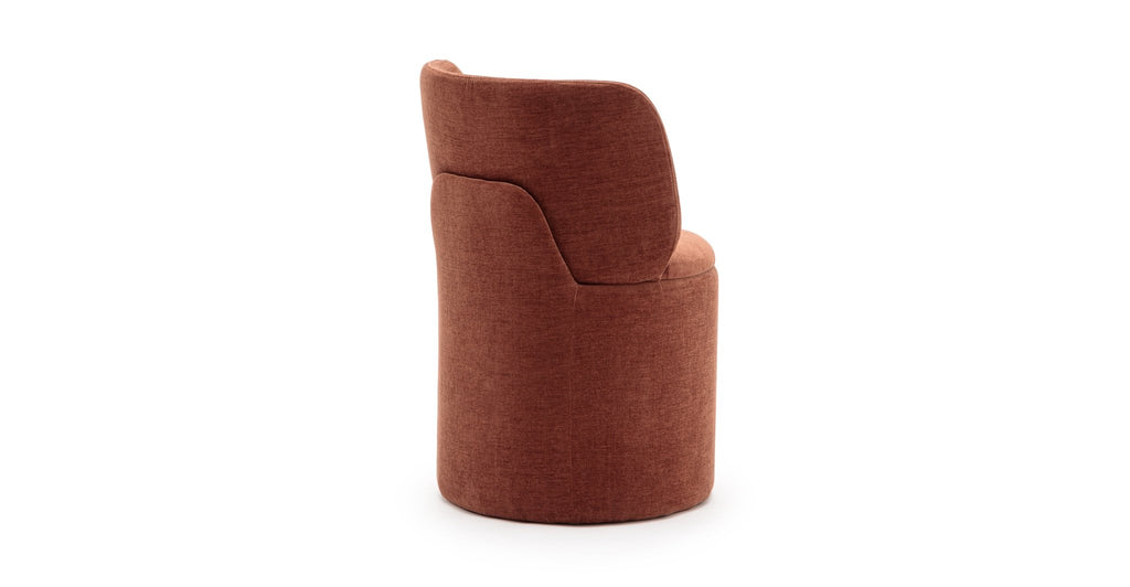 ODETTE SWIVEL CHAIR - BORDEAUX - THE LOOM COLLECTION