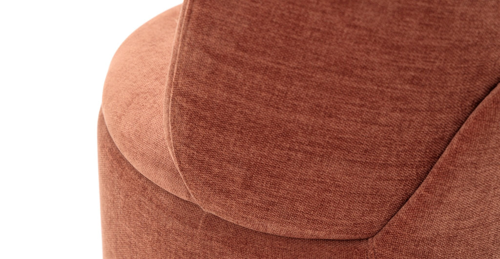 ODETTE SWIVEL CHAIR - BORDEAUX - THE LOOM COLLECTION