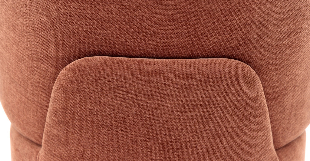 ODETTE SWIVEL CHAIR - BORDEAUX - THE LOOM COLLECTION