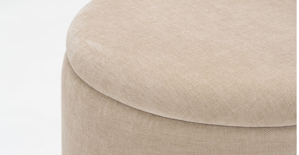 ODETTE SWIVEL CHAIR - LATTE - THE LOOM COLLECTION