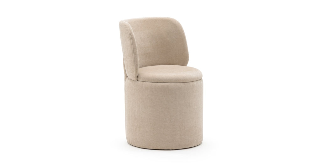 ODETTE SWIVEL CHAIR - LATTE - THE LOOM COLLECTION