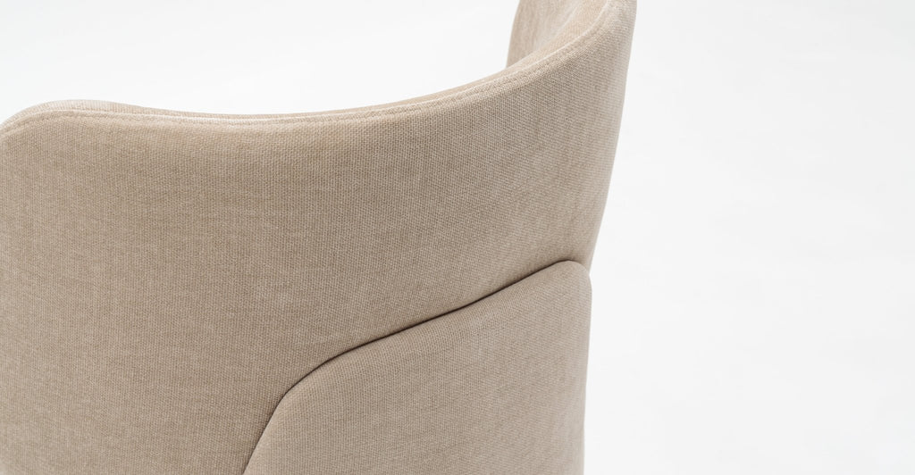 ODETTE SWIVEL CHAIR - LATTE - THE LOOM COLLECTION