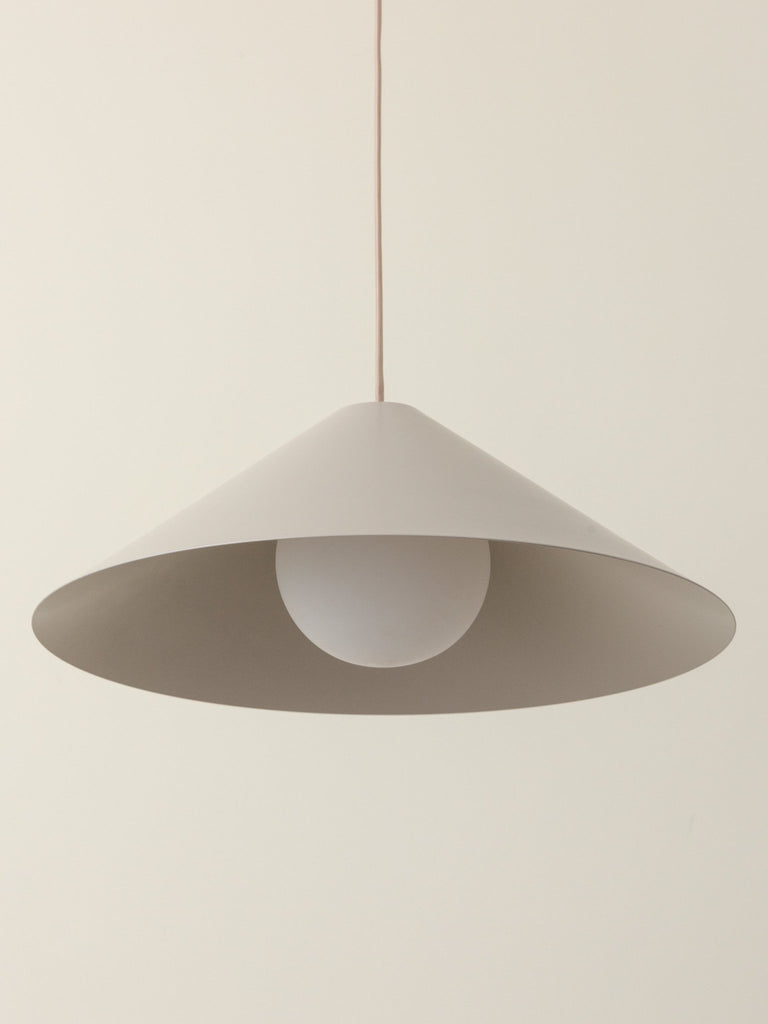 ORTA 1 - LIGHT WARM WHITE AND OPAL CEILING PENDANT - THE LOOM COLLECTION