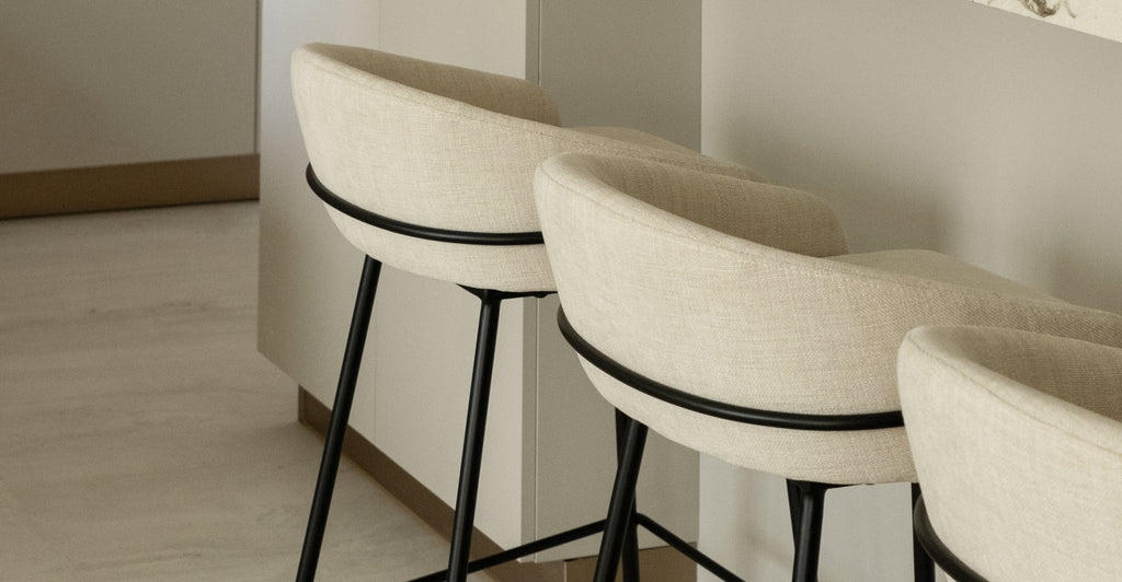 Pia Counter Chair - Sand - THE LOOM COLLECTION