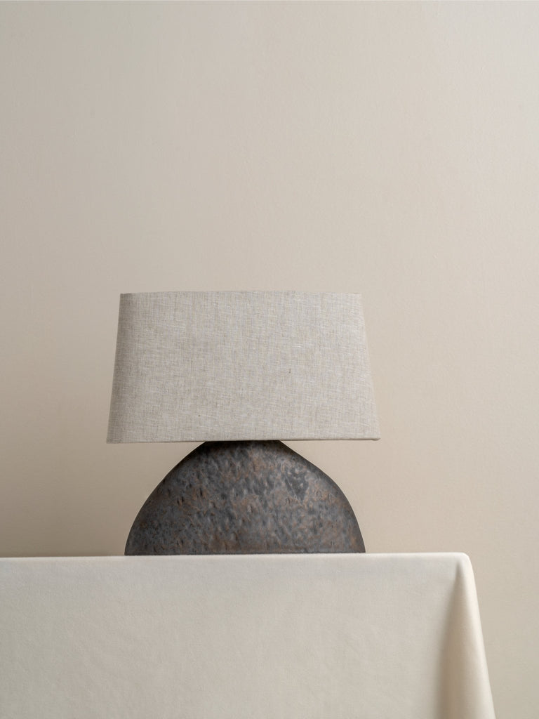 PITTI - BRONZE CERAMIC TABLE LAMP - THE LOOM COLLECTION